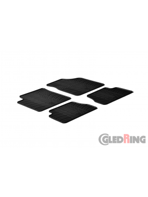 Original Gledring Passform Fußmatten Gummimatten 4 Tlg. - Kia Picanto 2004 -2010